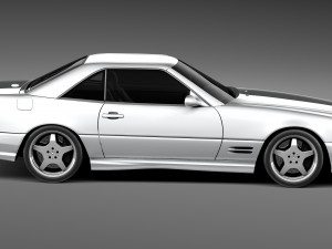 Mercedes-Benz SL500 r129 1989-2001 Model 3D