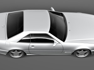 Mercedes-Benz SL500 r129 1989-2001 3Dモデル in コンパクト