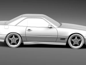 Mercedes-Benz SL500 r129 1989-2001 3D Model