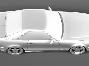 Mercedes-Benz SL500 r129 1989-2001 3D Model