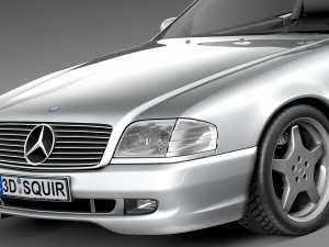 Mercedes-Benz SL500 r129 1989-2001 Model 3D