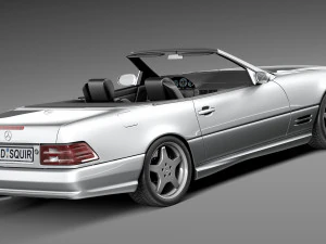Mercedes-Benz SL500 r129 1989-2001 3D Model