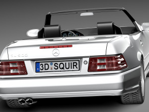 Mercedes-Benz SL500 r129 1989-2001 Model 3D