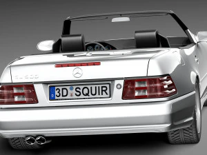Mercedes-Benz SL500 r129 1989-2001 3D Model