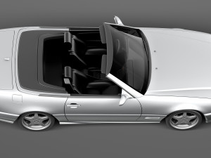 Mercedes-Benz SL500 r129 1989-2001 Model 3D
