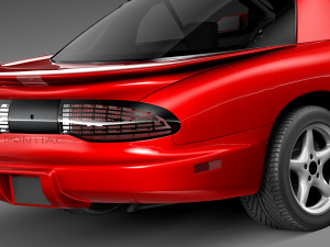 Pontiac Firebird Formula 1993-1997 Modelo 3D