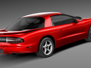 Pontiac Firebird Formula 1993-1997 3D Model