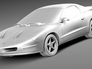 Pontiac Firebird Formula 1993-1997 Modelo 3D