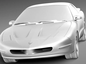 Pontiac Firebird Formula 1993-1997 3D Model