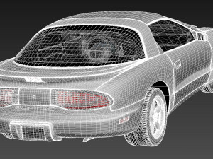 Pontiac Firebird Formula 1993-1997 Modelo 3D