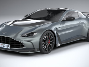 Aston Martin V12 Vantage 2023 3D Модель