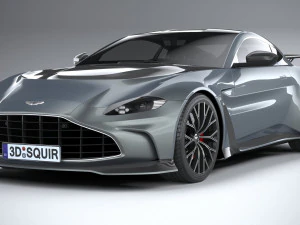 Aston Martin V12 Vantage 2023 3D Model