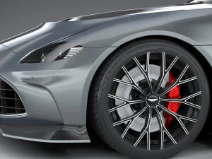 Aston Martin V12 Vantage 2023 3D Model