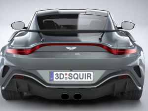 Aston Martin V12 Vantage 2023 3D Model