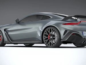 Aston Martin V12 Vantage 2023 3D Model