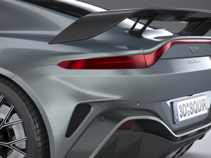 Aston Martin V12 Vantage 2023 3D Модель