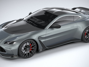 Aston Martin V12 Vantage 2023 3D Модель