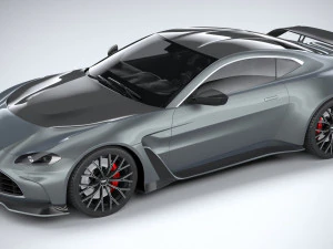 Aston Martin V12 Vantage 2023 3D Model
