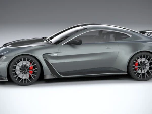 Aston Martin V12 Vantage 2023 3D Model