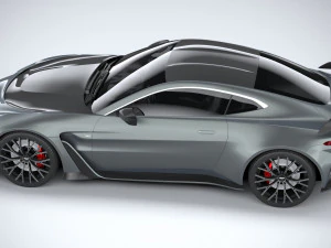 Aston Martin V12 Vantage 2023 3D Model