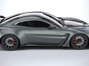 Aston Martin V12 Vantage 2023 3D Модель