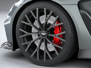 Aston Martin V12 Vantage 2023 3D Model