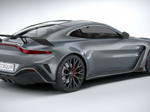 Aston Martin V12 Vantage 2023 3D Модель
