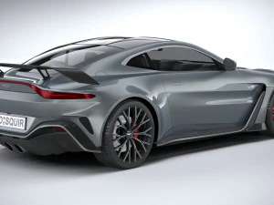 Aston Martin V12 Vantage 2023 3D Model