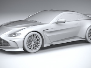 Aston Martin V12 Vantage 2023 3D Модель
