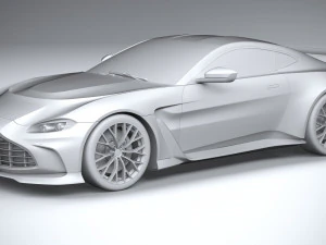 Aston Martin V12 Vantage 2023 3D Model