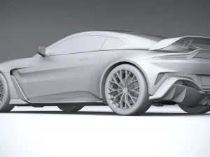 Aston Martin V12 Vantage 2023 3D Model