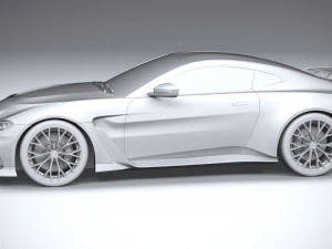 Aston Martin V12 Vantage 2023 3D Model