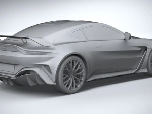 Aston Martin V12 Vantage 2023 3D Model