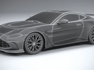 Aston Martin V12 Vantage 2023 3D Model