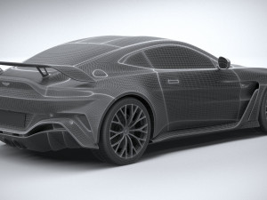 Aston Martin V12 Vantage 2023 3D Модель
