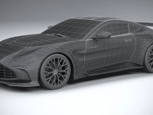 Aston Martin V12 Vantage 2023 3D Model