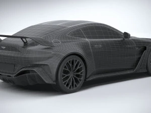 Aston Martin V12 Vantage 2023 3D Model