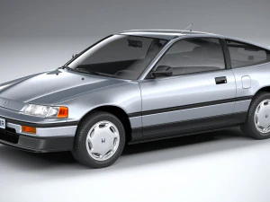 Honda Civic CRX II 1988 Model 3D