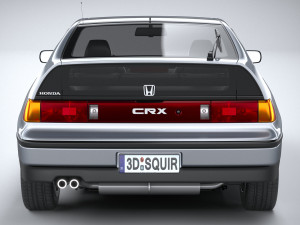 Honda Civic CRX II 1988 3D Model