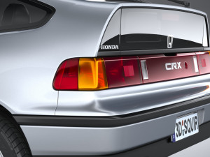 Honda Civic CRX II 1988 3D Model