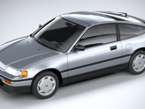 Honda Civic CRX II 1988 3D Model