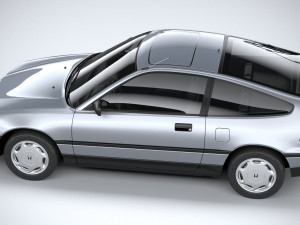 Honda Civic CRX II 1988 3D Model