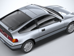 Honda Civic CRX II 1988 3D Model