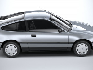 Honda Civic CRX II 1988 3D Model