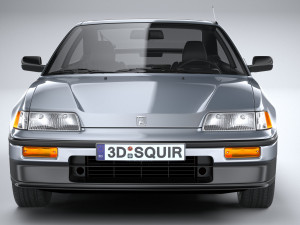 Honda Civic CRX II 1988 3D Model