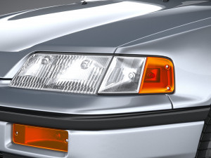 Honda Civic CRX II 1988 3D Model