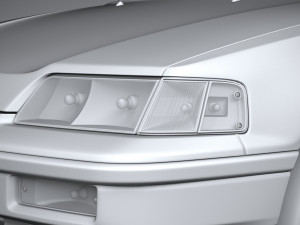 Honda Civic CRX II 1988 3D Model