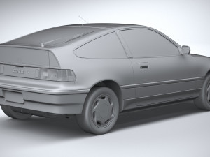 Honda Civic CRX II 1988 3D Model