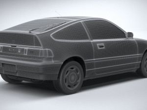 Honda Civic CRX II 1988 3D Model