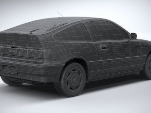 Honda Civic CRX II 1988 3D Model